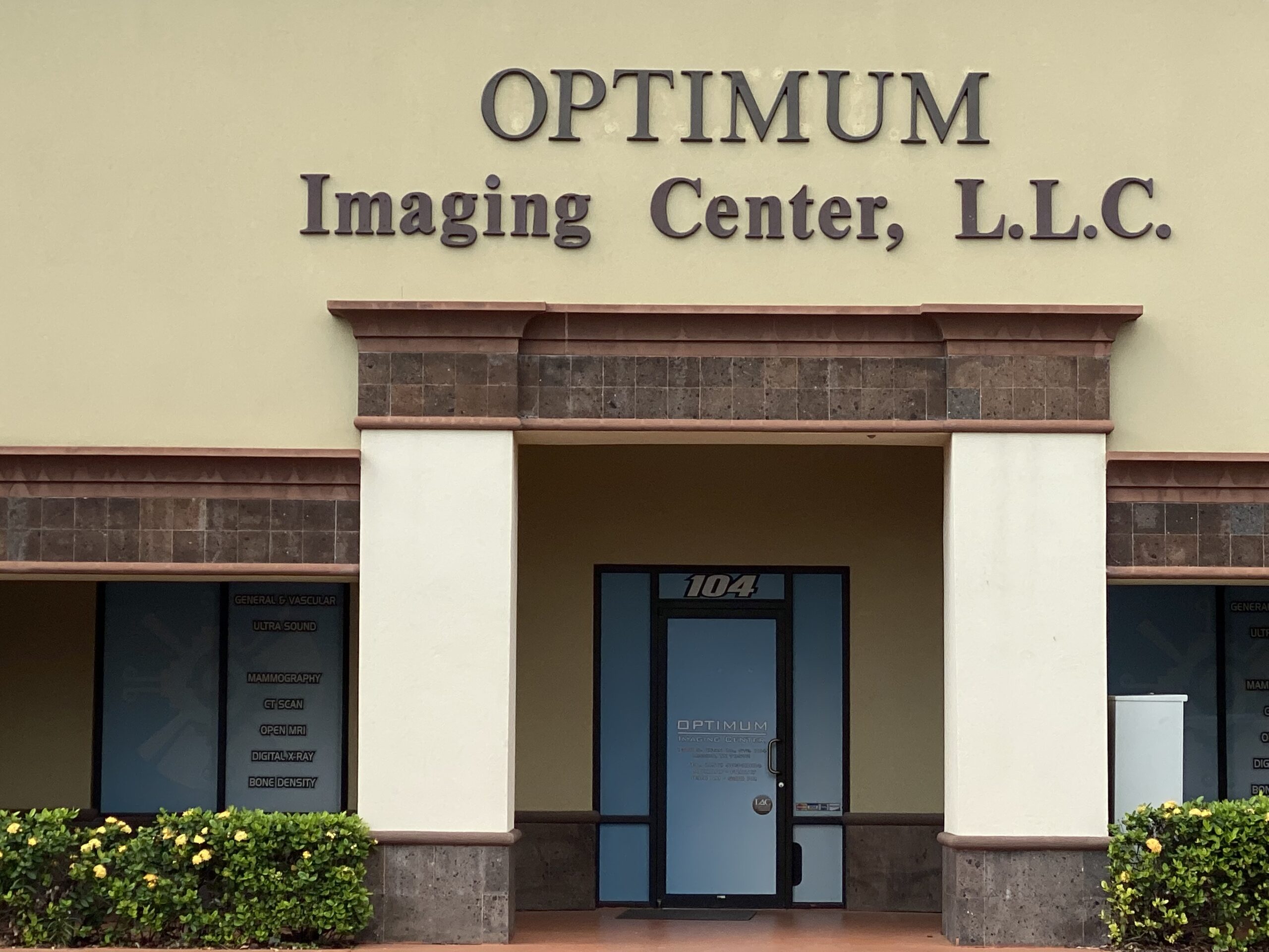 Optimum imaging frontside
